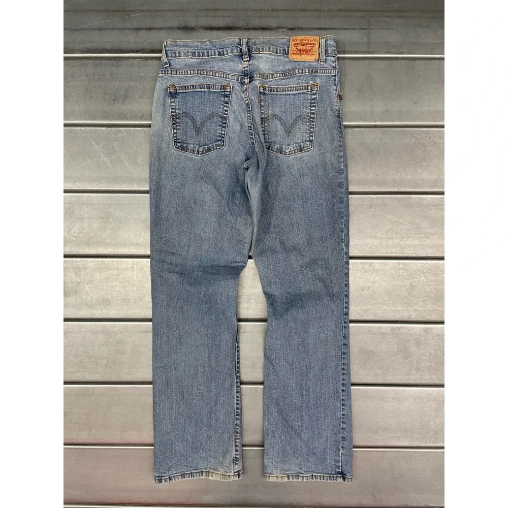 VTG Levis 550 Jeans Womens 12M 30X31 Blue Medium Wash‎ Denim Relaxed Boot Cut
